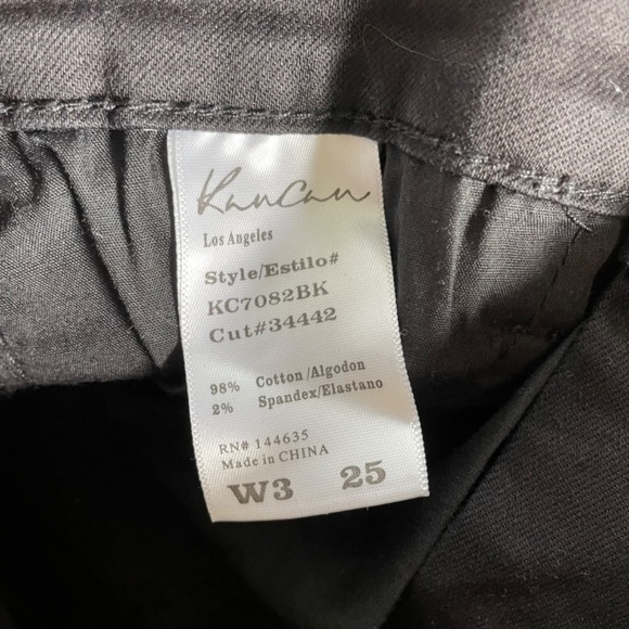 Kancan Black Distressed Shorts - Size 3 - Picture 3 of 3